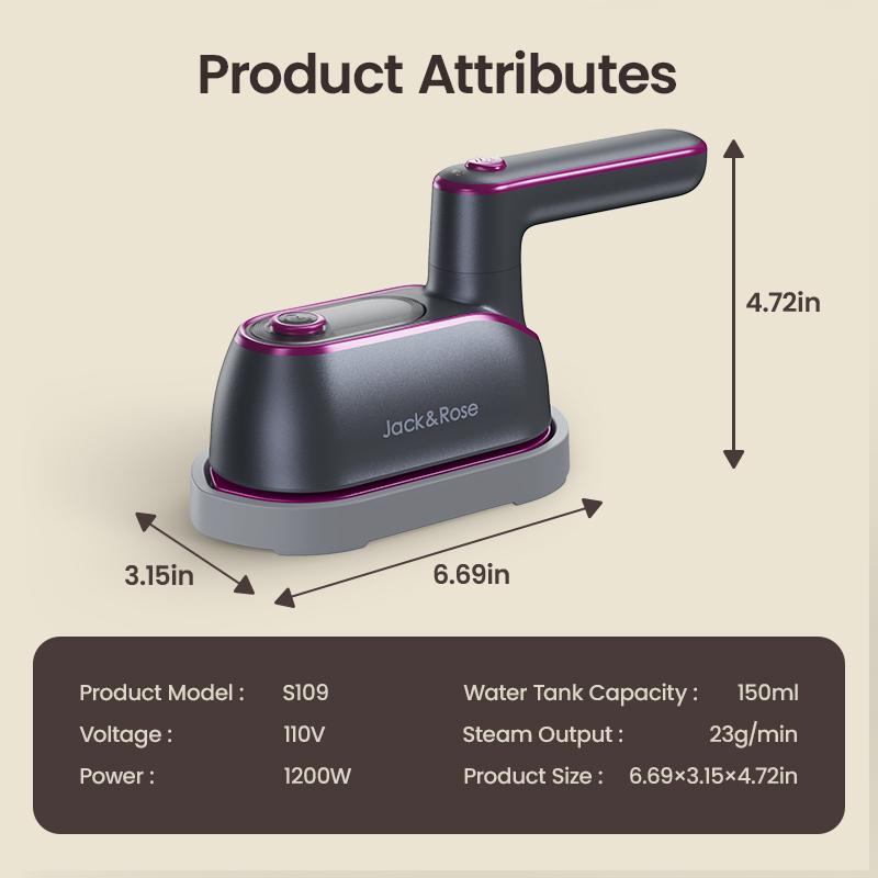SteamPro 2-in-1 – Krachtige kledingstomer en strijkijzer