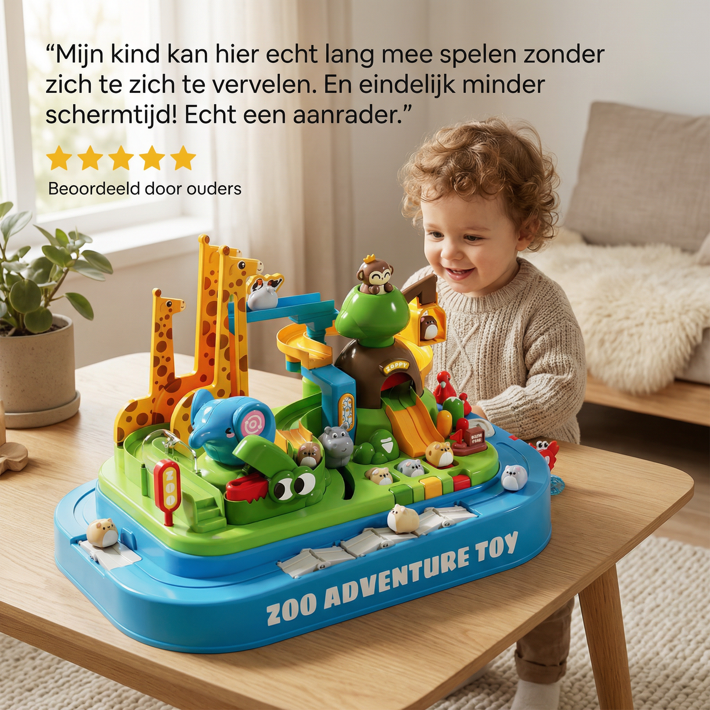 Zoo Avontuur Activiteitenspeelgoed – Interactief leerspeelgoed voor logica, motoriek en spelen zonder scherm