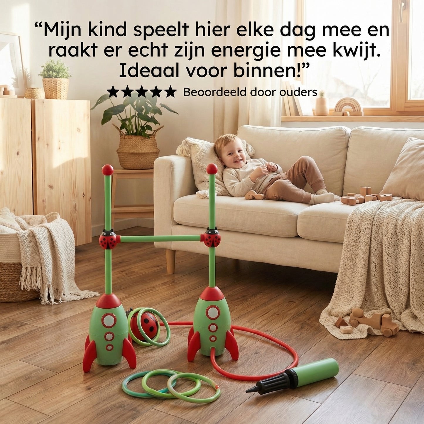 Interactief spring- en draaispel – Actief binnenspeelgoed voor energie kwijt en eindeloos plezier