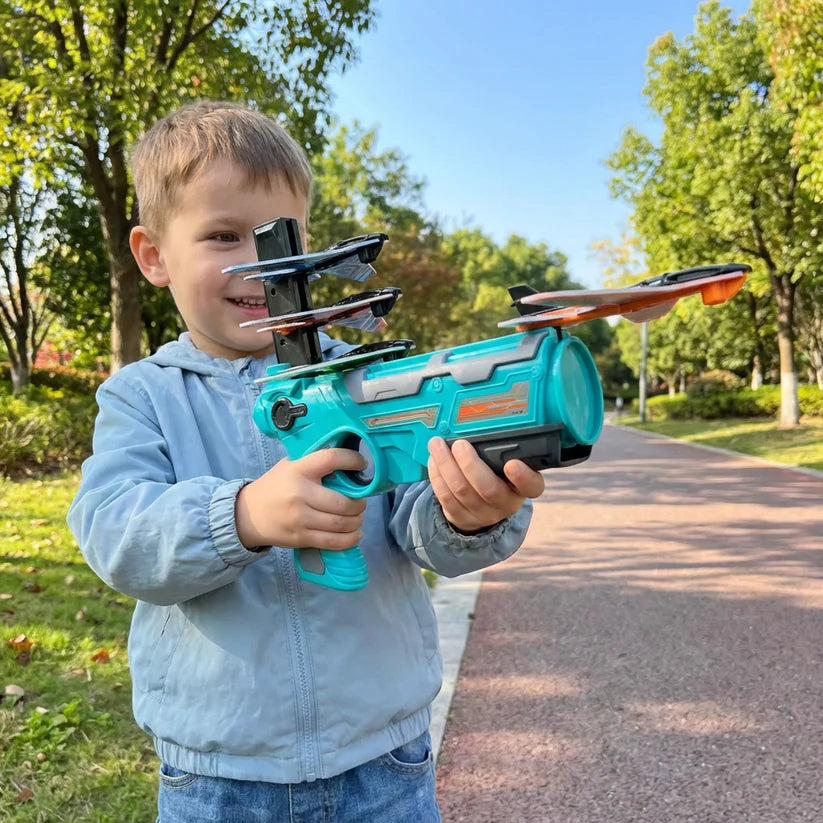Kinder vliegtuiglauncher – buitenspeelgoed om te vliegen