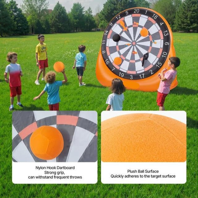 Opblaasbaar Voetbal Dartbord – Groot Tuinspel