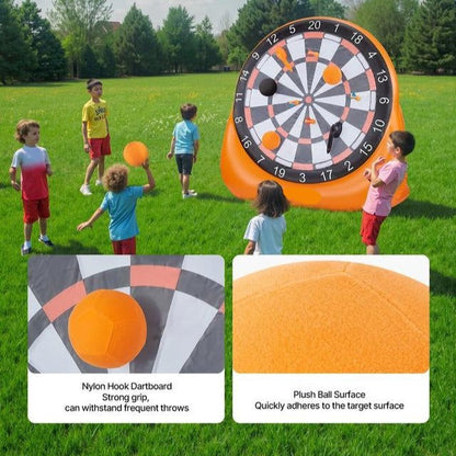 Opblaasbaar Voetbal Dartbord – Groot Tuinspel
