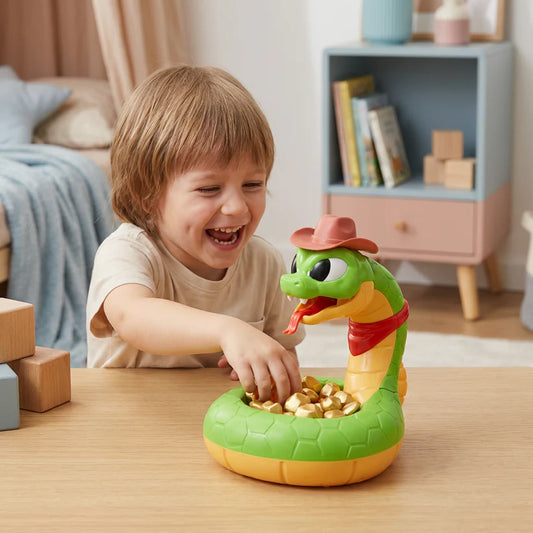 Interactief slangenspel – een spannende reflexgame voor kinderen