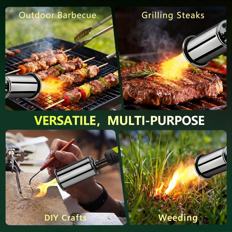 FlamePro Torch – Krachtige gasbrander voor BBQ, koken en buitengebruik