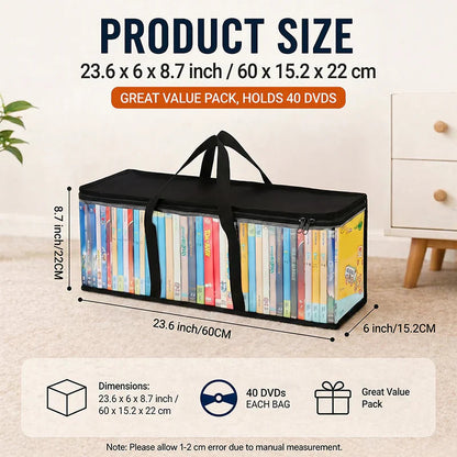 🔥 Tijdelijke aanbieding – 49% korting 📦 Grote, extra stevige transparante opbergtas van dik kunststof, ideaal voor kleding, verhuizingen en netjes opbergen
