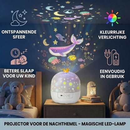 Nachtelijke hemel projector │ Magische LED-lamp met effecten