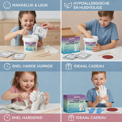 3D Handafdruk Gipsset voor Families en Koppels