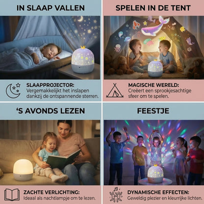 Nachtelijke hemel projector │ Magische LED-lamp met effecten