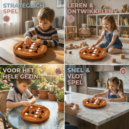 Draaiend Vier-op-een-Rij Spel – Strategisch en Educatief Spel voor Kinderen en het Hele Gezin
