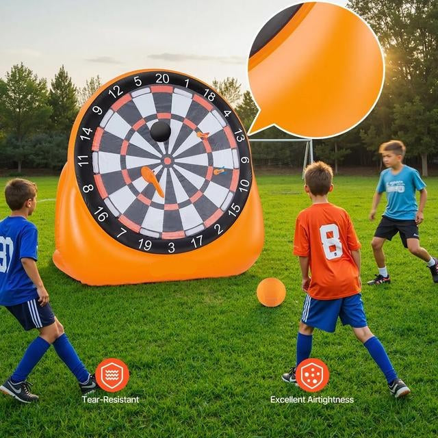 Opblaasbaar Voetbal Dartbord – Groot Tuinspel