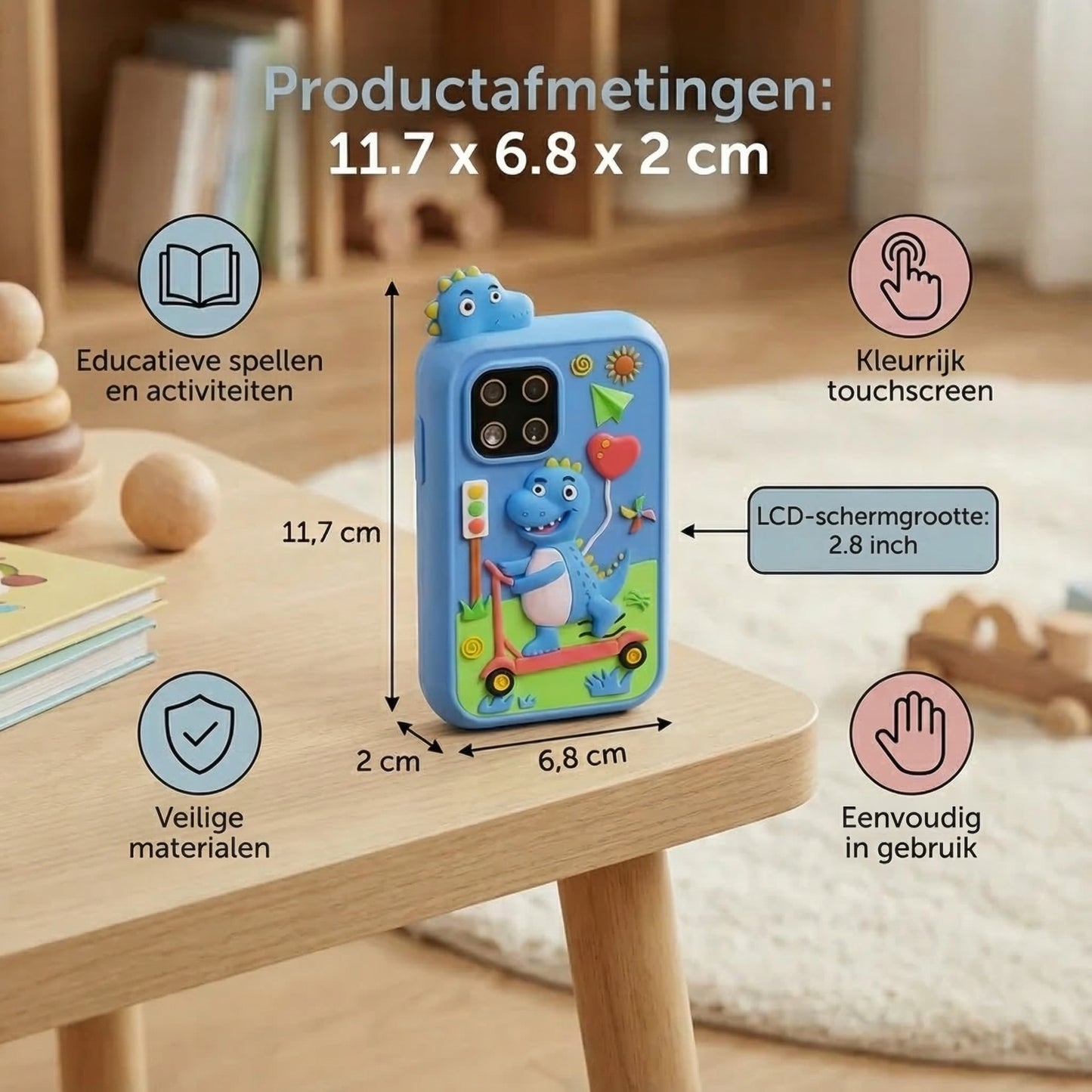 Educatieve speelgoed-smartphone voor kinderen