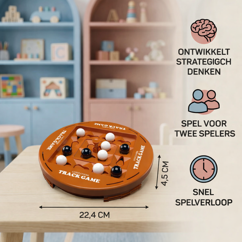 Draaiend Vier-op-een-Rij Spel – Strategisch en Educatief Spel voor Kinderen en het Hele Gezin