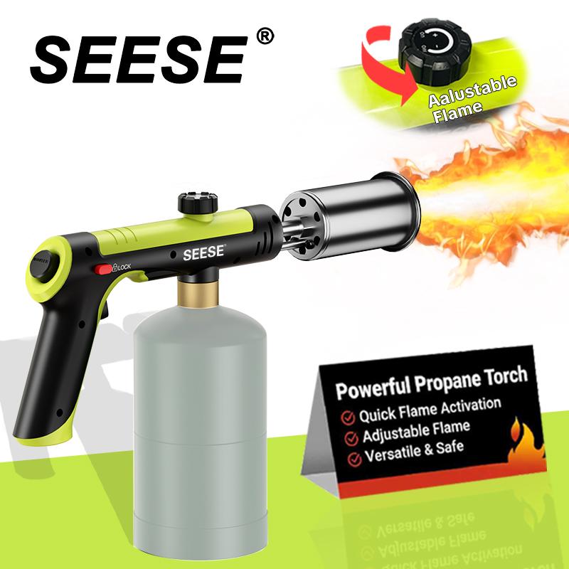 FlamePro Torch – Krachtige gasbrander voor BBQ, koken en buitengebruik