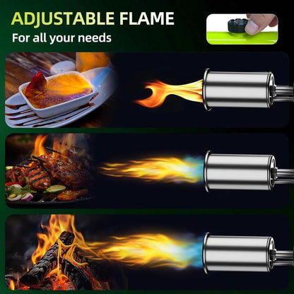 FlamePro Torch – Krachtige gasbrander voor BBQ, koken en buitengebruik