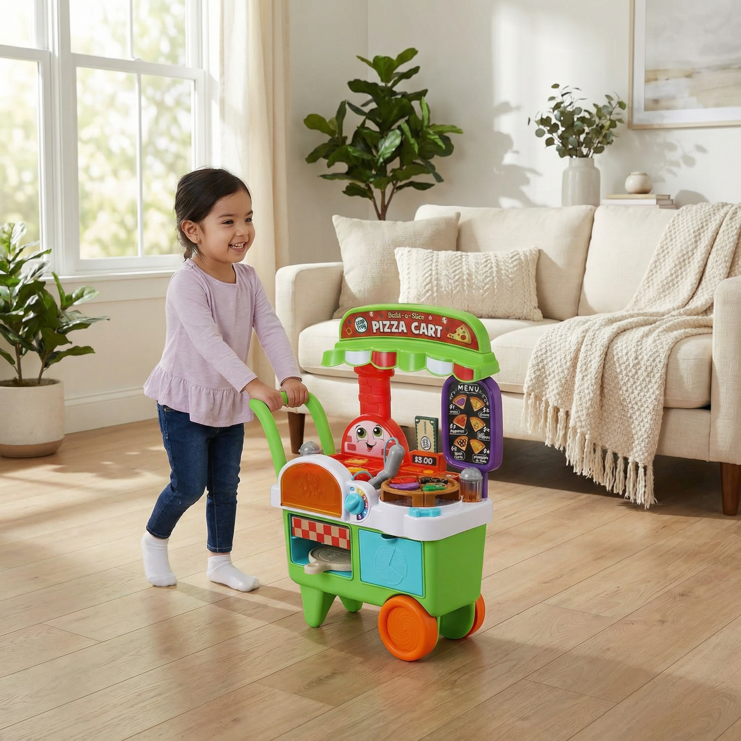 Interactieve pizzakar – Creatieve rollenspel keukenset voor eindeloze fantasie en speelplezier
