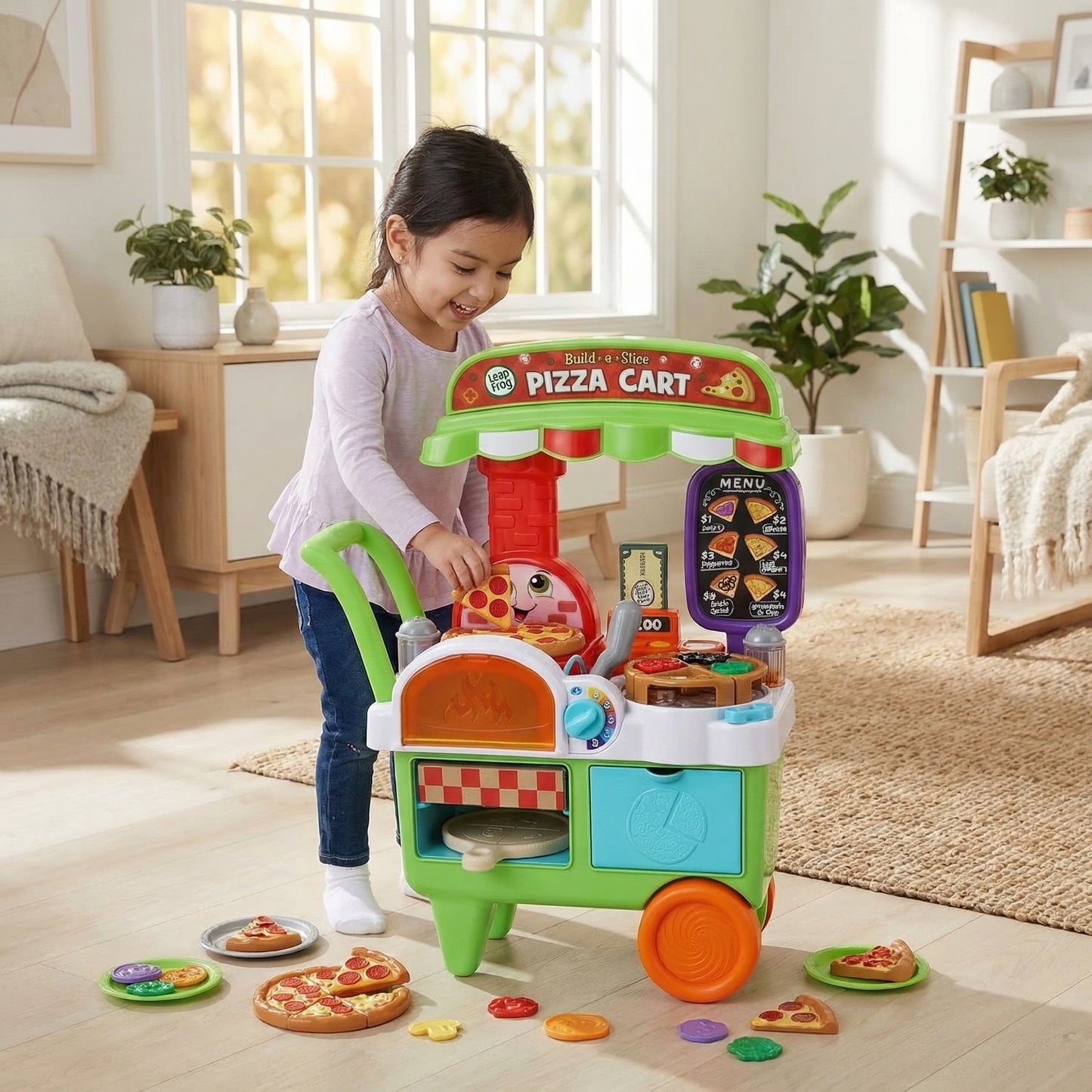 Interactieve pizzakar – Creatieve rollenspel keukenset voor eindeloze fantasie en speelplezier