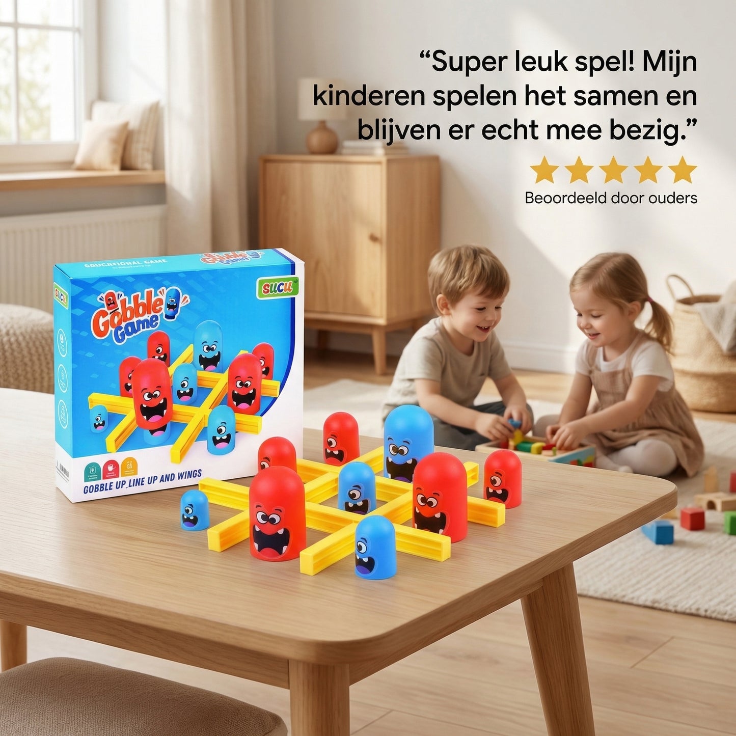 Gobble Game – Samen lachen, spelen en blijven ontdekken