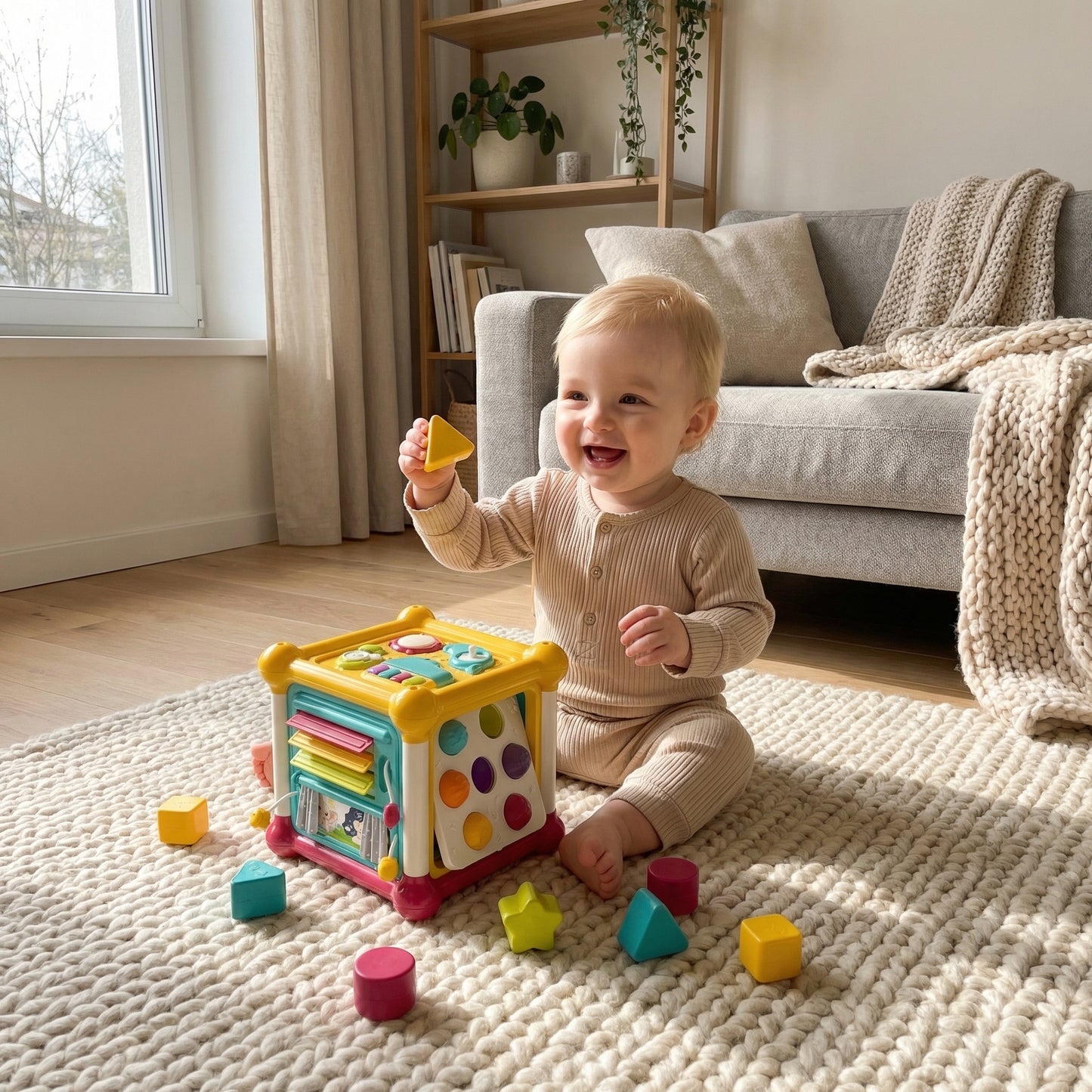 BusyCube – Interactieve activiteitenkubus voor baby’s