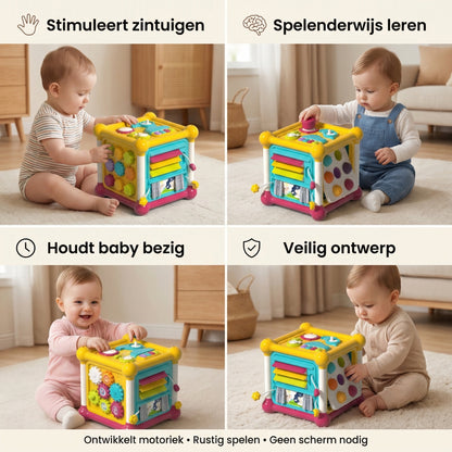 BusyCube – Interactieve activiteitenkubus voor baby’s