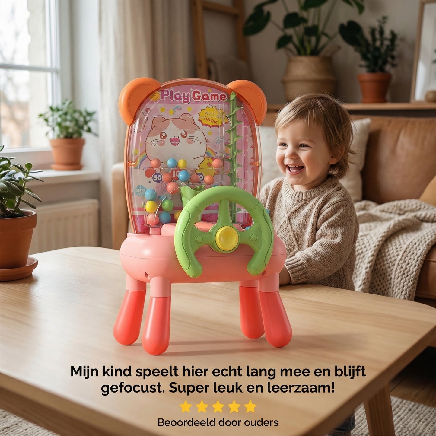 PlayDrive – Interactief baby speelpaneel met stuurwiel