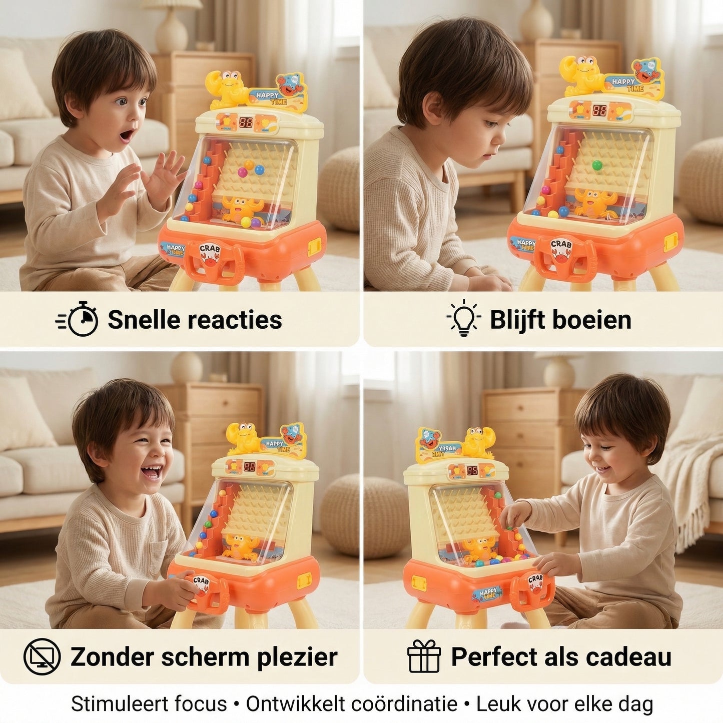 CrabCatch – Interactief ballenvangspel voor kinderen