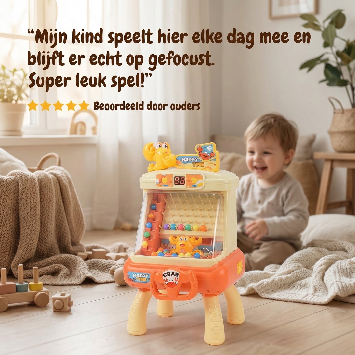 CrabCatch – Interactief ballenvangspel voor kinderen