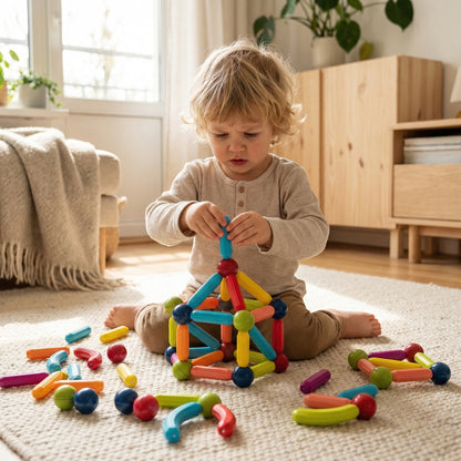 Magnetische 3D-constructieset – Creatief en educatief bouwspeelgoed voor kinderen