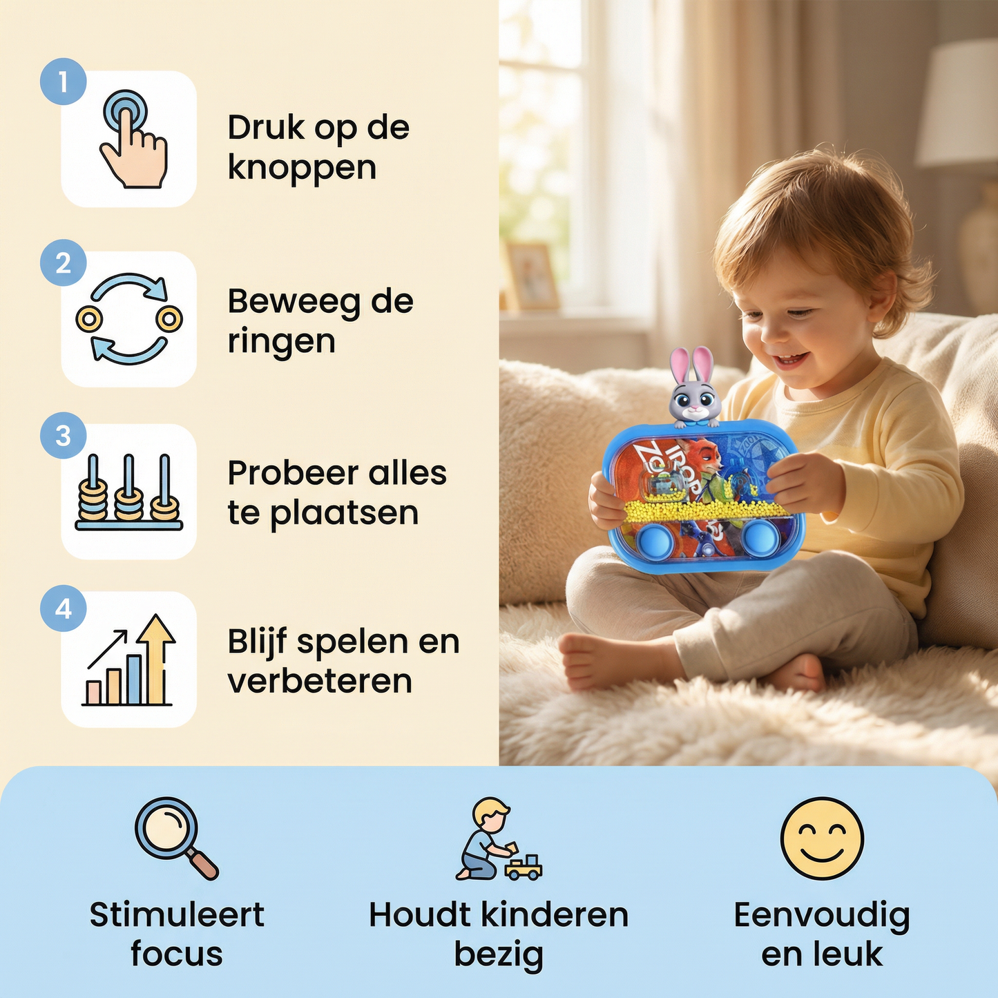 Interactief denkspel – Compact, rustgevend en verslavend leuk
