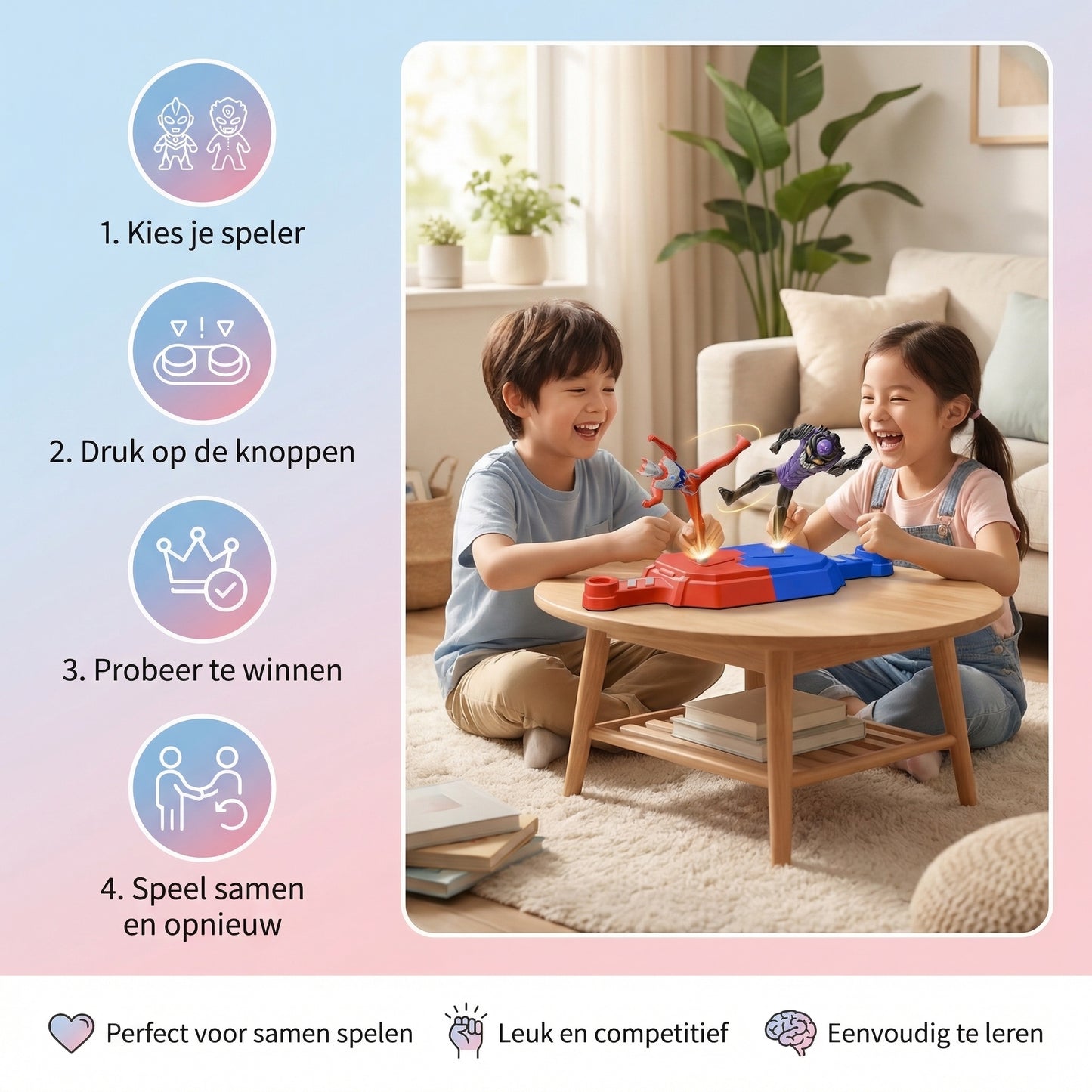 Interactieve battle game – Samen spelen, lachen en winnen