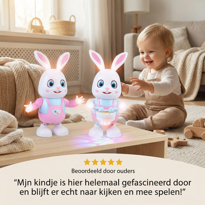 Interactief konijn – Beweging, licht en muziek in één