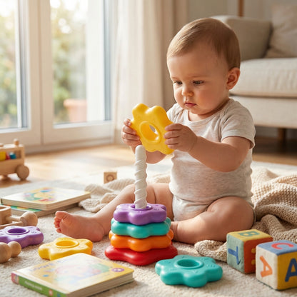 Montessori stapeltoren voor baby’s