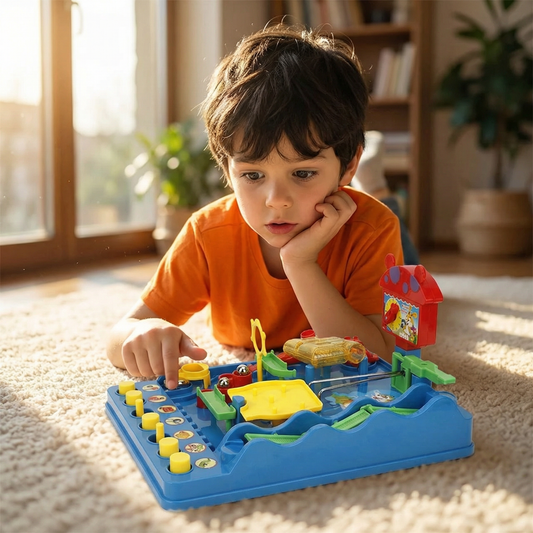 Avonturenparcoursspel met hindernissen voor kinderen vanaf 3 jaar