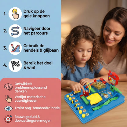 Avonturenparcoursspel met hindernissen voor kinderen vanaf 3 jaar