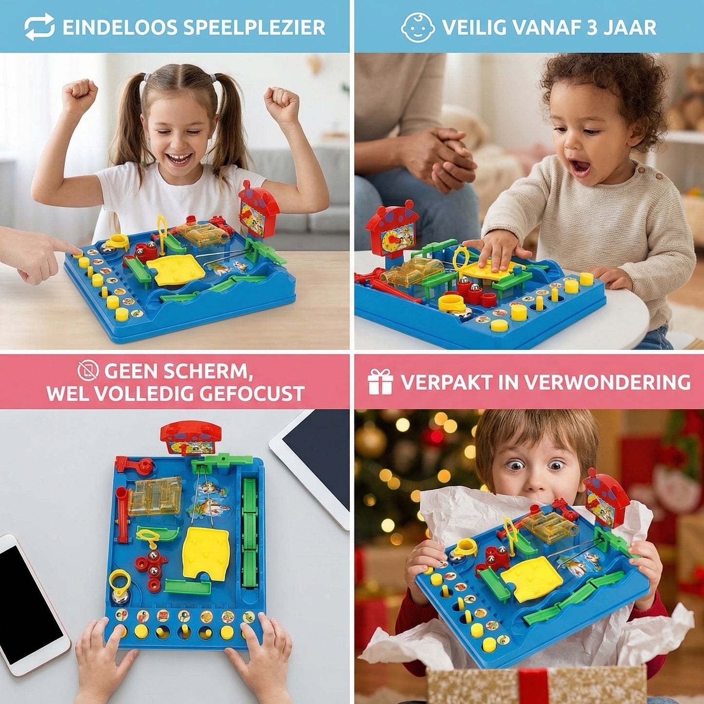 Avonturenparcoursspel met hindernissen voor kinderen vanaf 3 jaar
