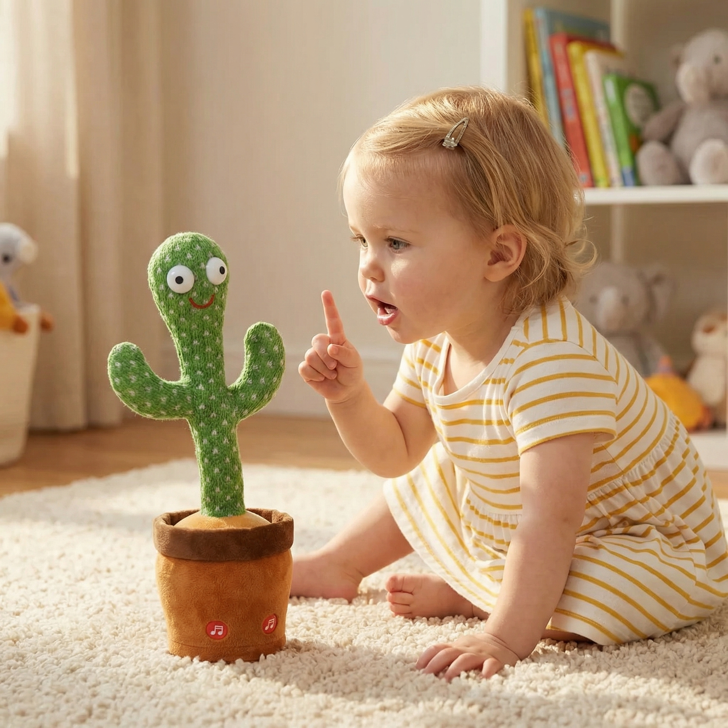 Pratende cactus – interactief speelgoed voor kinderen