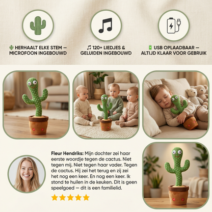 Pratende cactus – interactief speelgoed voor kinderen