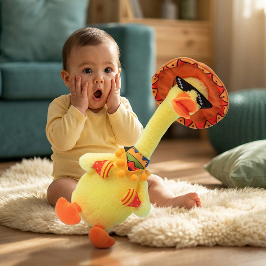 Interactieve pratende en dansende eend knuffel – speels plezier voor kinderen