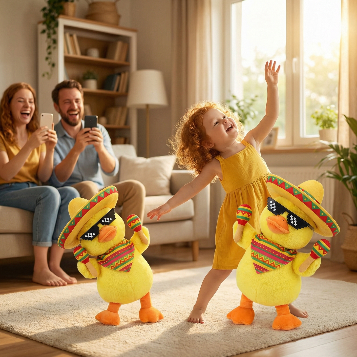 Interactieve pratende en dansende eend knuffel – speels plezier voor kinderen
