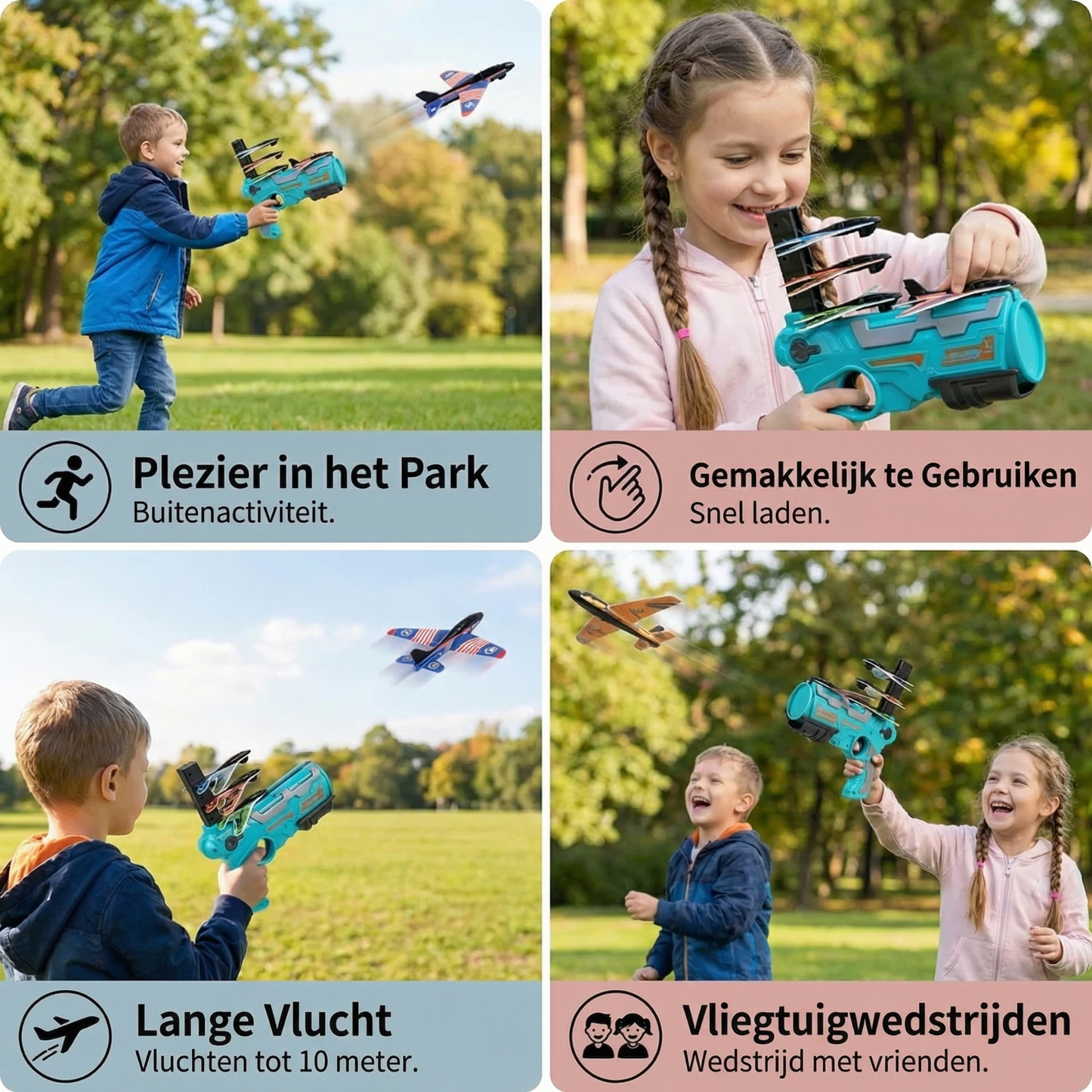 Kinder vliegtuiglauncher – buitenspeelgoed om te vliegen
