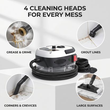 🔥 LAATSTE DAG SALE — SLECHTS €54.99! 🔥 Krachtige 2500W stoomreiniger voor het hele huis