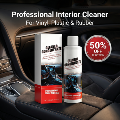 Professionele interieurreiniger voor auto’s – Geconcentreerde dieptereiniger voor vinyl, kunststof en rubber
