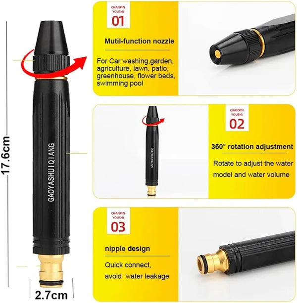 🔥 LAATSTE DAG SALE — SLECHTS €14.99! 🔥 Hogedruk-waterpistool voor auto en huis